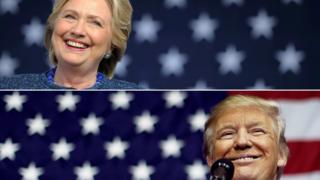 Trump Clinton beraber