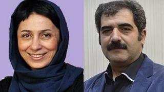 سعید اسدی مدیر تئاتر شهر و مریم کاظمی کارگردان تئاتر