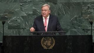 Antonio Guterres le S.G. de l'ONU