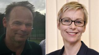 Gavin Rushton (left) and Sarah Rushton (right)