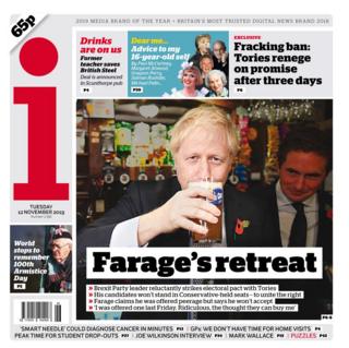 The i front page