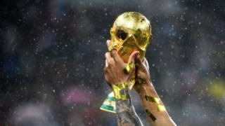 Trofeo de la Copa del Mundo.