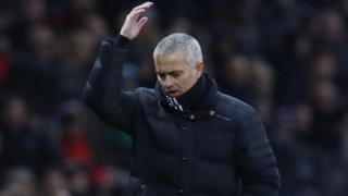 Jose Mourinho cikin damuwa