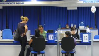 Atendimento em agência da Previdência