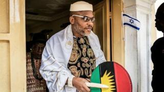 Le leader indépendantiste pro-Biafra Nnamdi Kanu, introuvable depuis un mois.