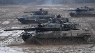 Foto de um tanque da Bundeswehr