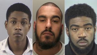 (left to right) Jordan Smith, Jordan Perry and Ricardo Livingston-Wright