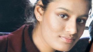 A close up picture of Shamima Begum.