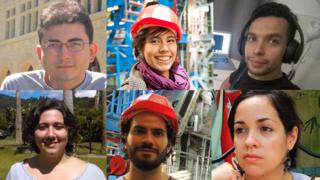 Manuel Vielma, Joany Manjarrés, Arturo Sánchez, Anabel Romero, Heberth Torres y Camila Rangel