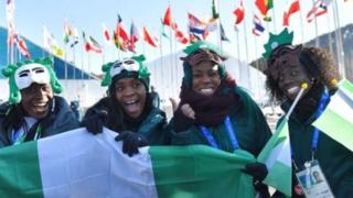 Nigeria women bobsleigh team