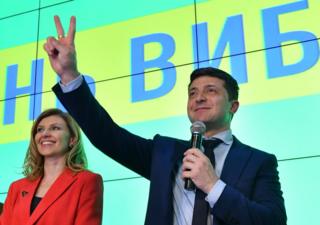 Владимир Зеленский с женой