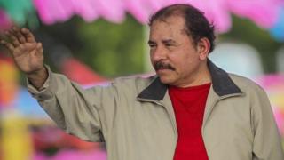El presidente de Nicaragua, Daniel Ortega.