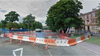 Queen's Drive/Langside Road works