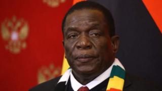 Perezida Emmerson Mnangagwa ari ku butegetsi guhera mu kwezi kwa cumi na kumwe mu mwaka wa 2017