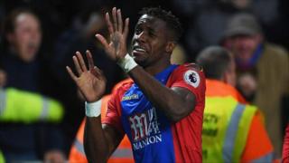 Zaha amaze gukinira umurwi Crystal Palace incuro 19 mu ihiganwa ry'uno mwaka, yinjiza ibitsindo bitatu