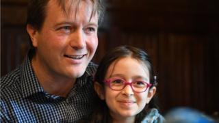 Richard Ratcliffe, with his five-year-old daughter Gabriella Zaghari-Ratcliffe
