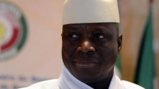 Le président gambien lors du dernier sommet de la CEDEAO