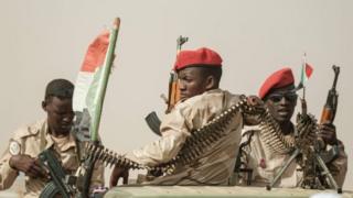 Image d'archives des éléments de la Force d'intervention rapide (RSF) du Soudan