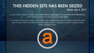 Seized noticed on AlphaBay