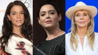 ABDli oyuncular Annabella Sciorra, Rose McGowan ve Rosanna Arquette