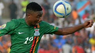 Zambia's Nathan Sinkala during the 2015 African Cup of Nations