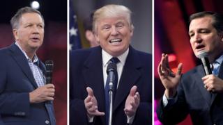 Kasich, Trump, Cruz