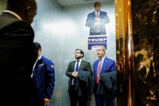Farage estuvo en campaña apoyando a Trump.