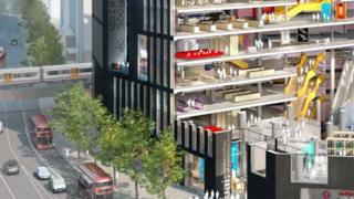 Artist's impression of new development