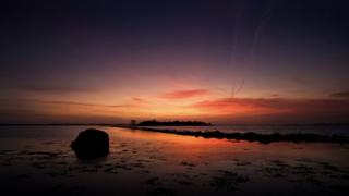 A dawn in mid-March at Island Hill, Strangford Lough