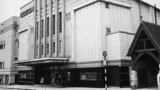 Eski bir Odeon sineması - Arşiv fotoğrafı