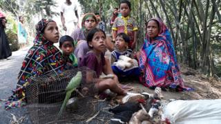 बांग्लादेश में बाढ़ पीड़ित भारतीय शरणार्थी