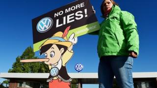 Greenpeace campaigner at VW