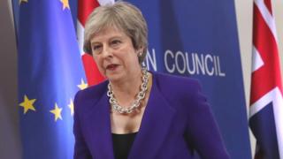 UK PM May in Brussels, 18 October 18