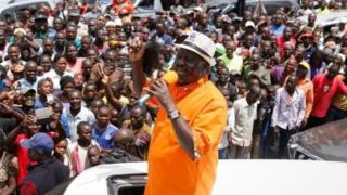 Kiongozi wa upinzani nchini Kenya Raila Odinga