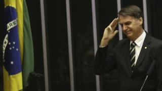 Jair Bolsonaro em sessão do Congresso