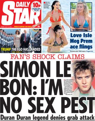 Daily Star front page