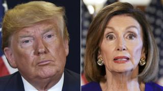 Donald Trump y Nancy Pelosi