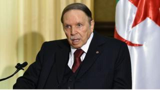 Le président algérien, Abdelaziz Bouteflika