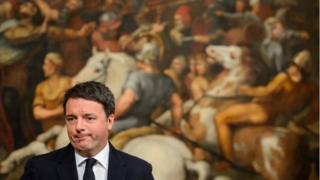 Umushikiranganji wa mbere w'Ubutaliyano Matteo Renzi