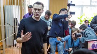 Навальный в суде