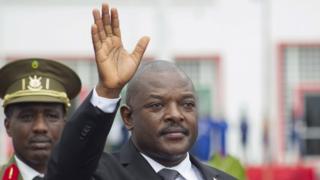 Prezida w'u Burundi Pierre Nkurunziza