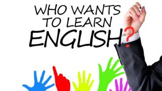 Who wants to learn English? - заставка проекта "Learn English with the BBC" (Учите английский язык с Би-би-си)