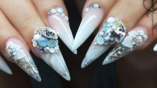 The finished nails