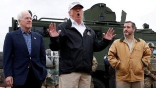 Trump a iyakar boda tsakanin Amurka da Mexico