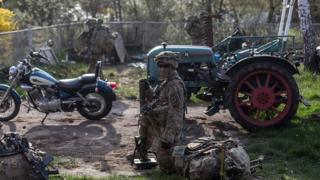 Американський солдат на базі Гоенфельс