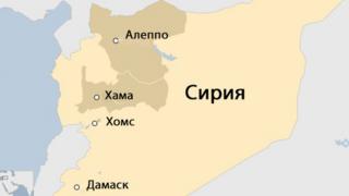 Карта Сирии