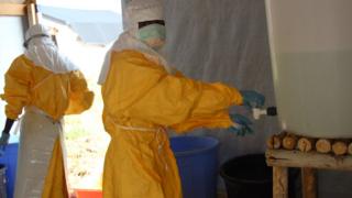 Un centre de traitement d'Ebola