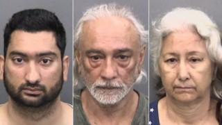 Devbir, Jasbir and Bhupinder Kalsi in their police pictures