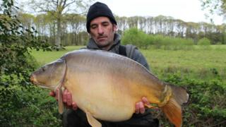 Tony Wright at Lac Du Menhir