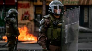 Fuerzas especiales en una protesta